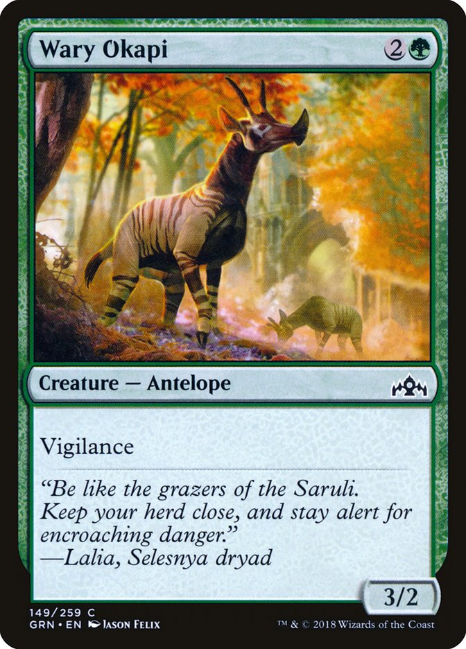 Wary Okapi [Guilds of Ravnica] | Black Swamp Games