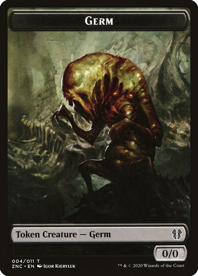 Faerie Rogue // Germ Double-Sided Token [Zendikar Rising Commander Tokens] | Black Swamp Games