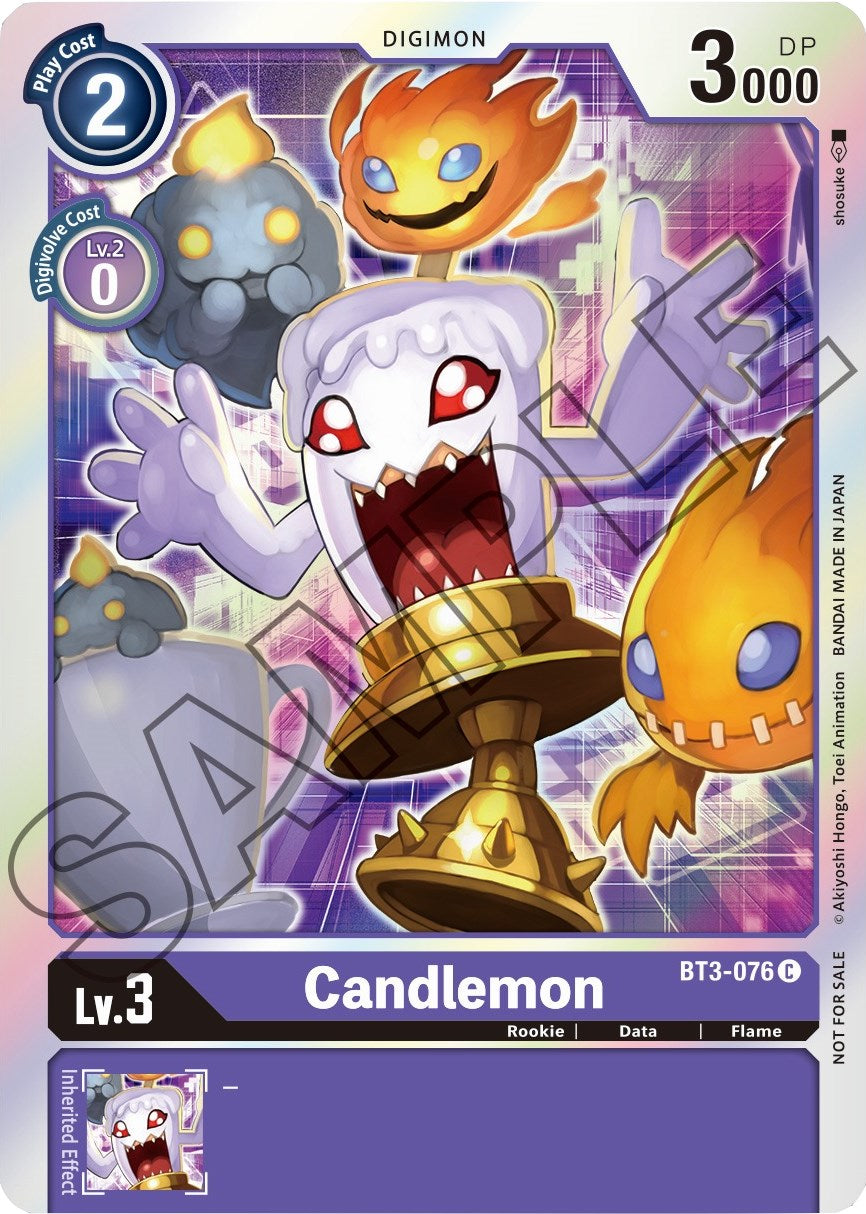 Candlemon [BT3-076] (Event Pack 1) [Release Special Booster Promos] | Black Swamp Games