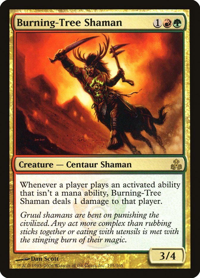Burning-Tree Shaman [Guildpact] | Black Swamp Games