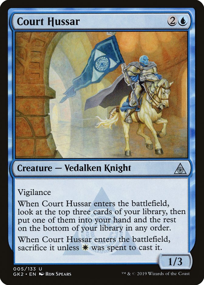 Court Hussar [Ravnica Allegiance Guild Kit] | Black Swamp Games