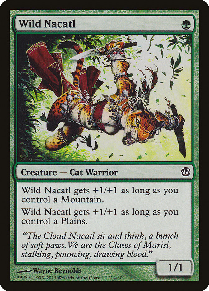Wild Nacatl [Duel Decks: Ajani vs. Nicol Bolas] | Black Swamp Games