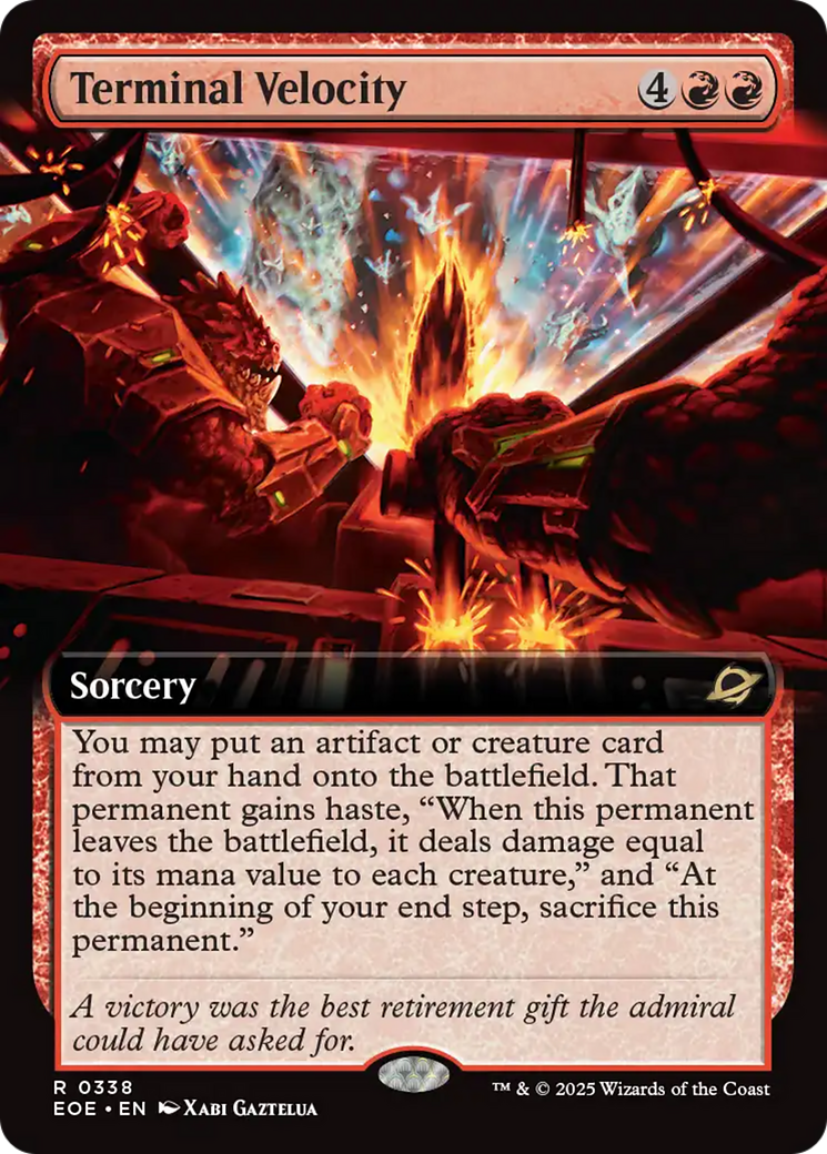 Terminal Velocity (Extended Art) [Edge of Eternities] | Black Swamp Games