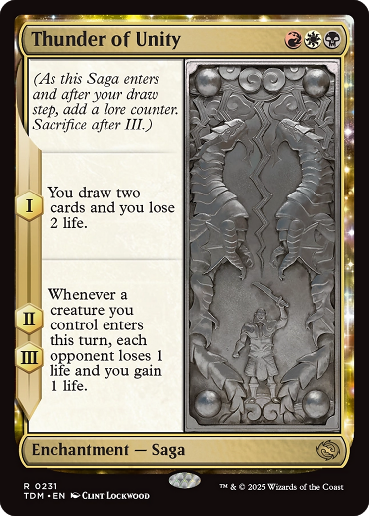 Thunder of Unity [Tarkir: Dragonstorm] | Black Swamp Games