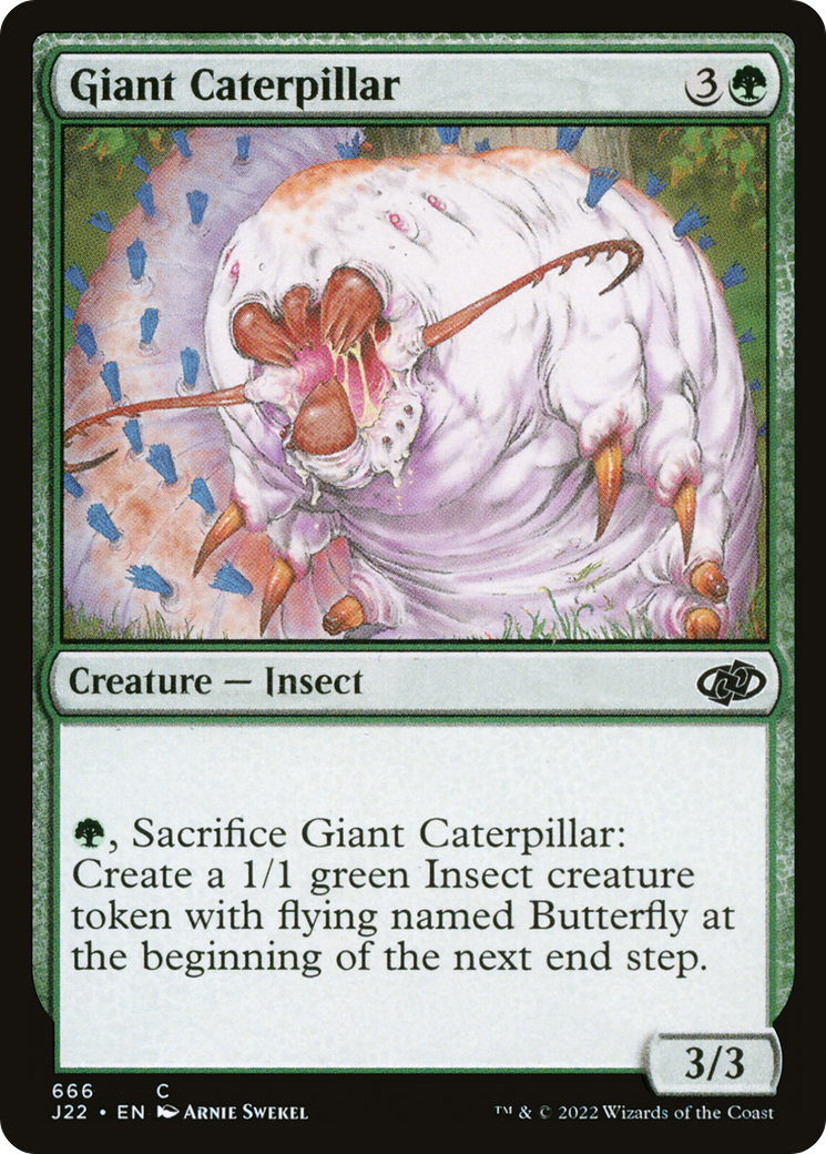 Giant Caterpillar [Jumpstart 2022] | Black Swamp Games