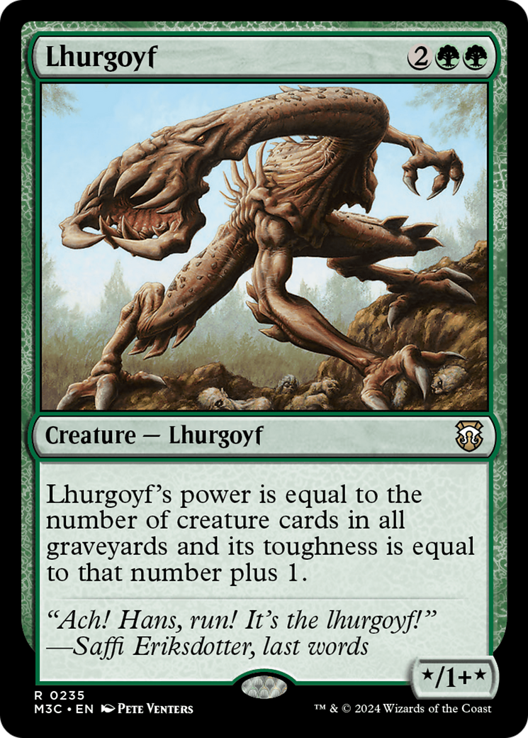 Lhurgoyf [Modern Horizons 3 Commander] | Black Swamp Games