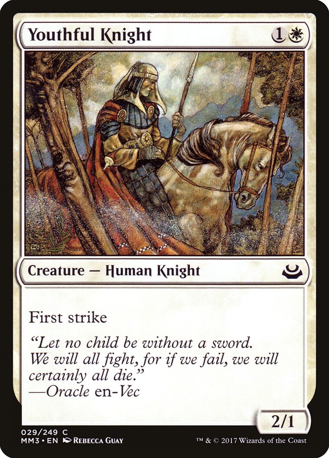 Youthful Knight [Modern Masters 2017] | Black Swamp Games