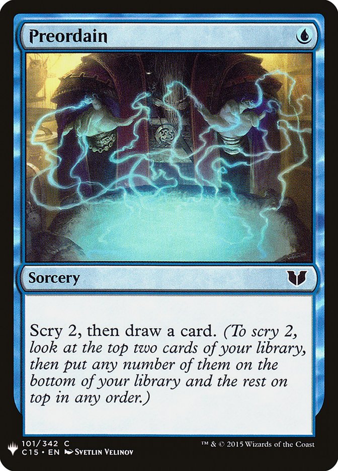 Preordain [Mystery Booster] | Black Swamp Games