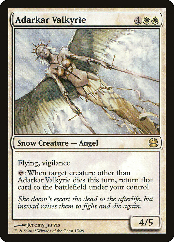Adarkar Valkyrie [Modern Masters] | Black Swamp Games