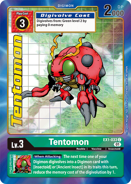 Tentomon [EX1-033] (Alternate Art) [Classic Collection] | Black Swamp Games