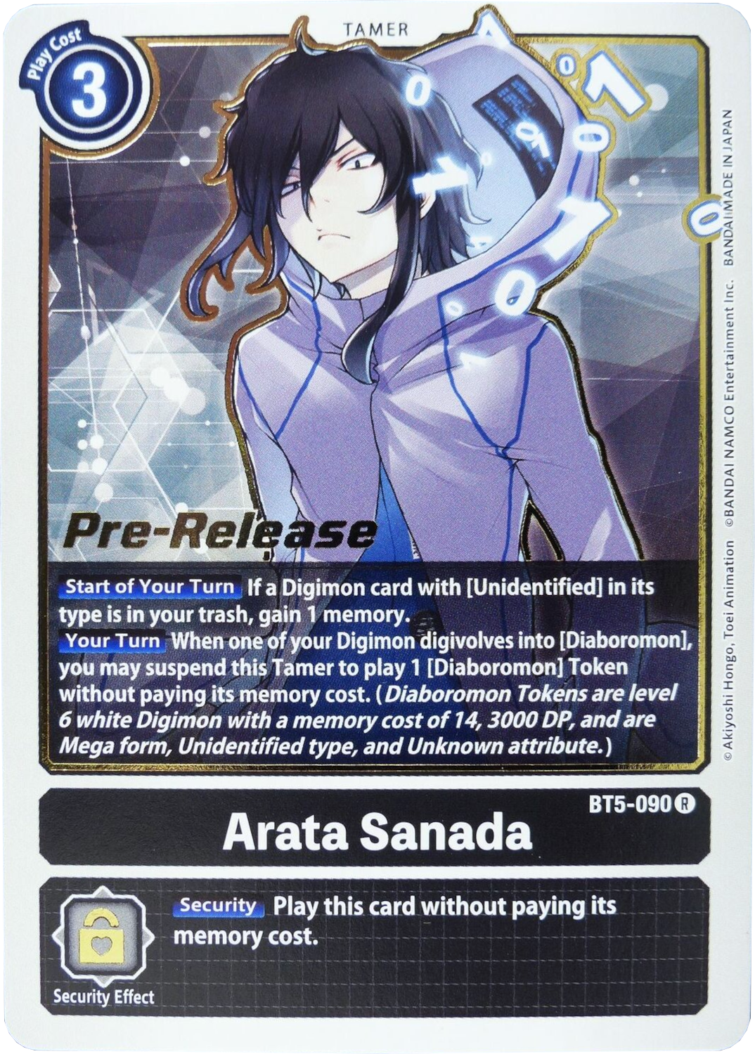 Arata Sanada [BT5-090] [Battle of Omni Pre-Release Promos] | Black Swamp Games