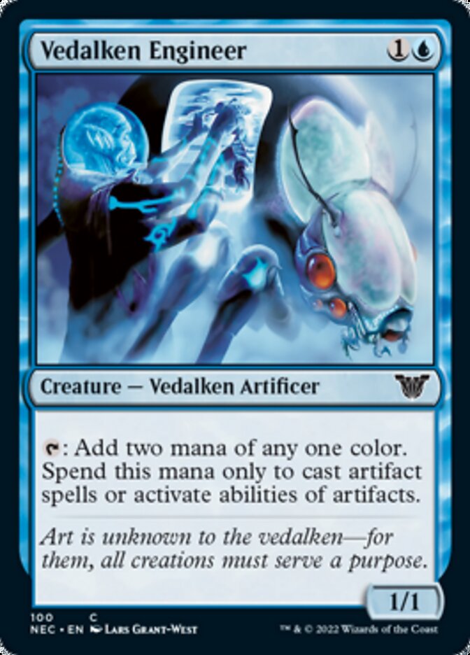 Vedalken Engineer [Kamigawa: Neon Dynasty Commander] | Black Swamp Games