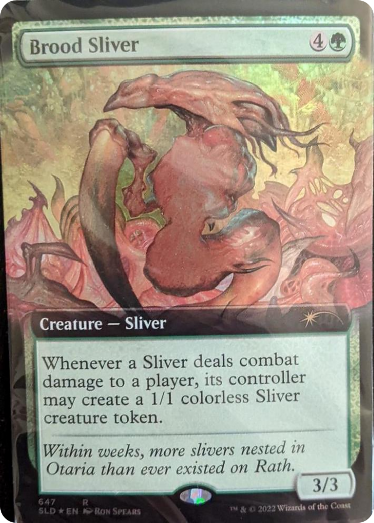 Brood Sliver (Extended Art) [Secret Lair Drop Promos] | Black Swamp Games