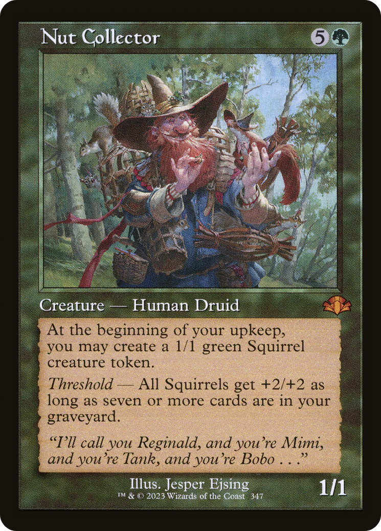 Nut Collector (Retro) [Dominaria Remastered] | Black Swamp Games