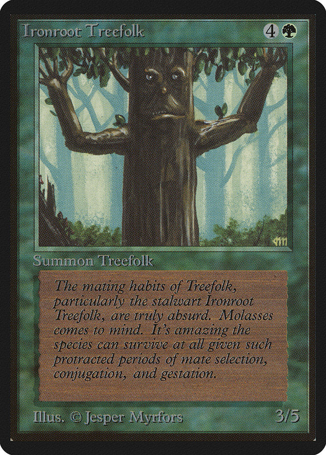 Ironroot Treefolk [Beta Edition] | Black Swamp Games