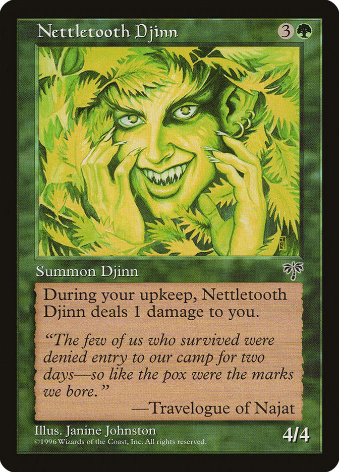 Nettletooth Djinn [Mirage] | Black Swamp Games