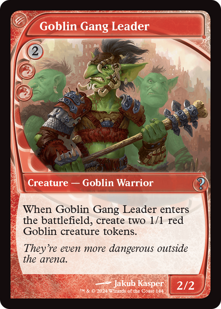 Goblin Gang Leader (Future Sight) [Mystery Booster 2] | Black Swamp Games