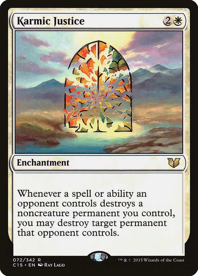 Karmic Justice [Commander 2015] | Black Swamp Games