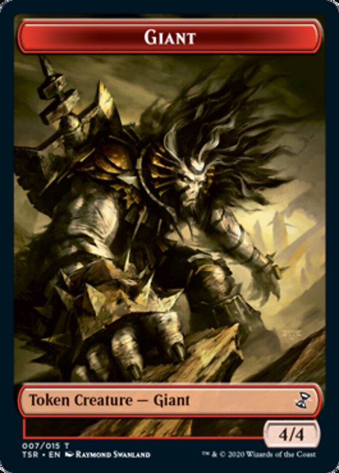 Giant Token [Time Spiral Remastered Tokens] | Black Swamp Games