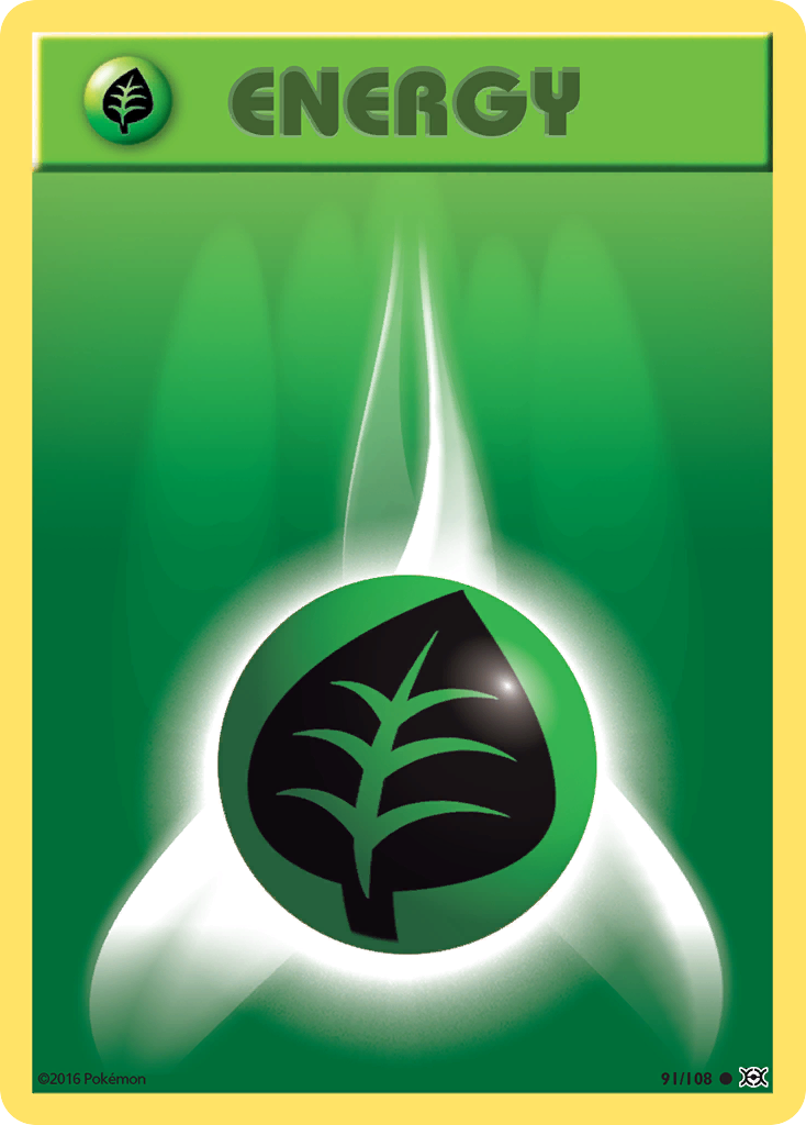 Grass Energy (91/108) [XY: Evolutions] | Black Swamp Games