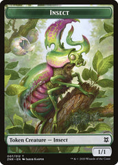 Cat Beast // Insect Double-Sided Token [Zendikar Rising Tokens] | Black Swamp Games