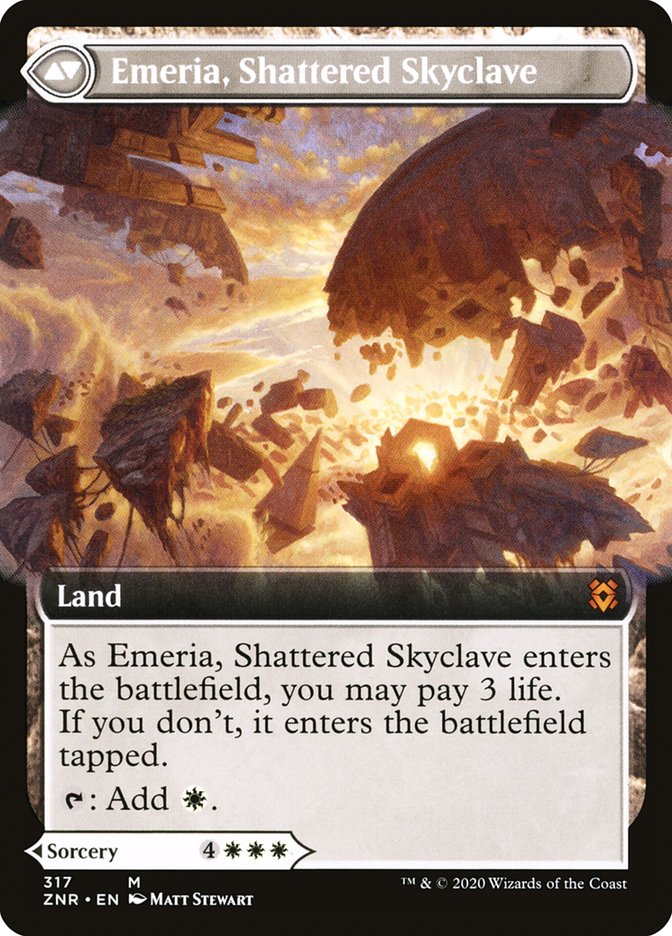 Emeria's Call // Emeria, Shattered Skyclave (Extended Art) [Zendikar Rising] | Black Swamp Games