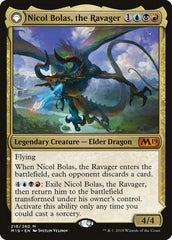 Nicol Bolas, the Ravager // Nicol Bolas, the Arisen [Core Set 2019] | Black Swamp Games