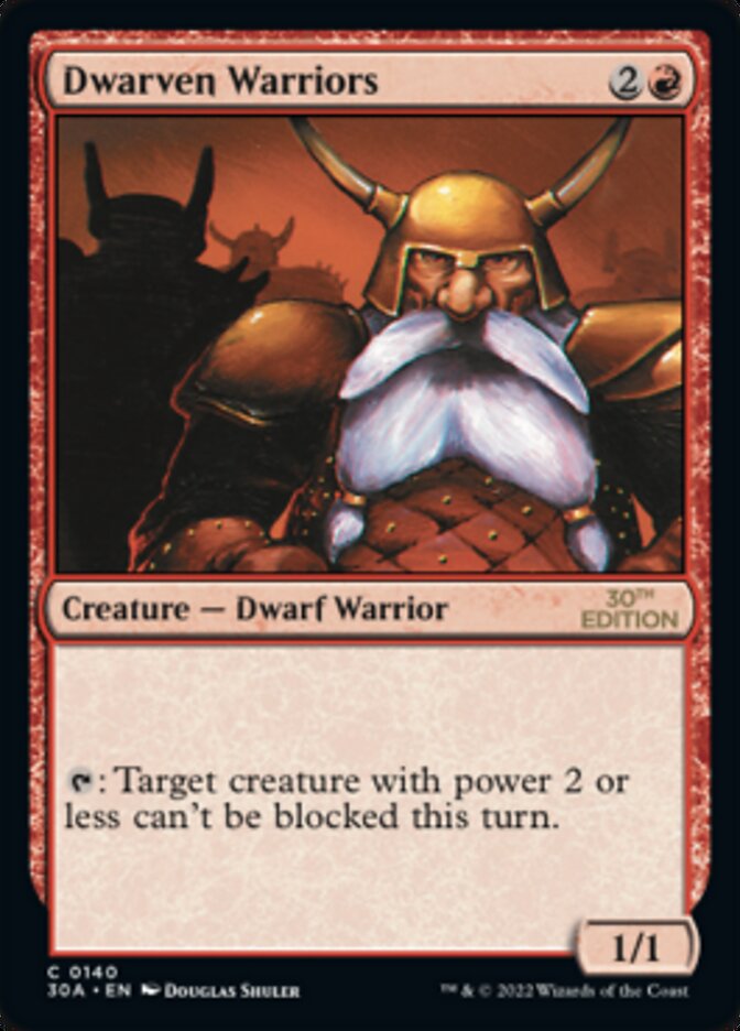 Dwarven Warriors [30th Anniversary Edition] | Black Swamp Games