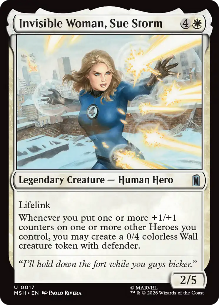 Invisible Woman, Sue Storm [Marvel Super Heroes] | Black Swamp Games