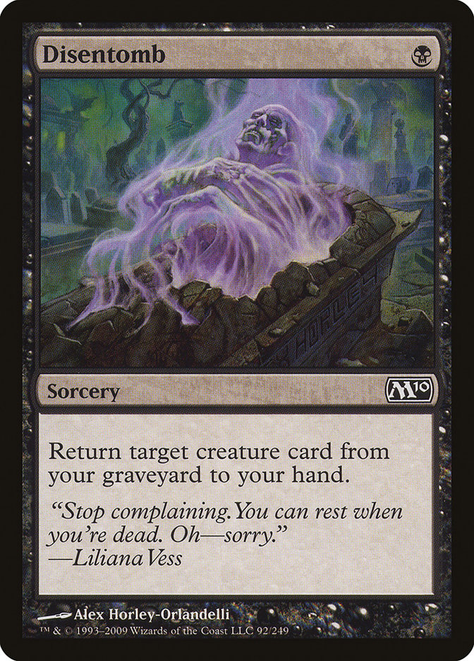 Disentomb [Magic 2010] | Black Swamp Games