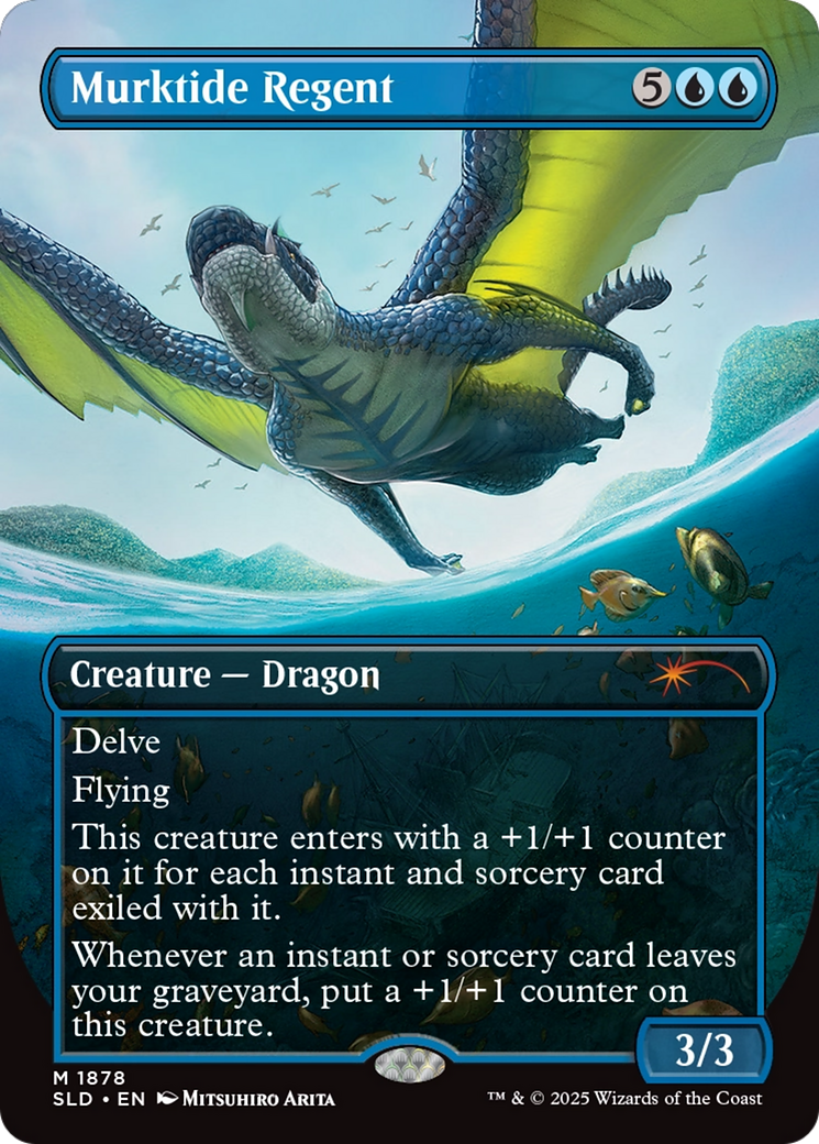 Murktide Regent (Rainbow Foil) [Secret Lair Drop Series] | Black Swamp Games