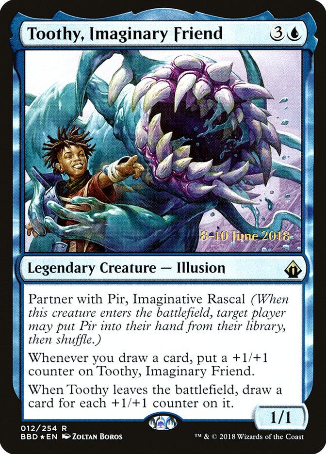 Toothy, Imaginary Friend [Battlebond Prerelease Promos] | Black Swamp Games