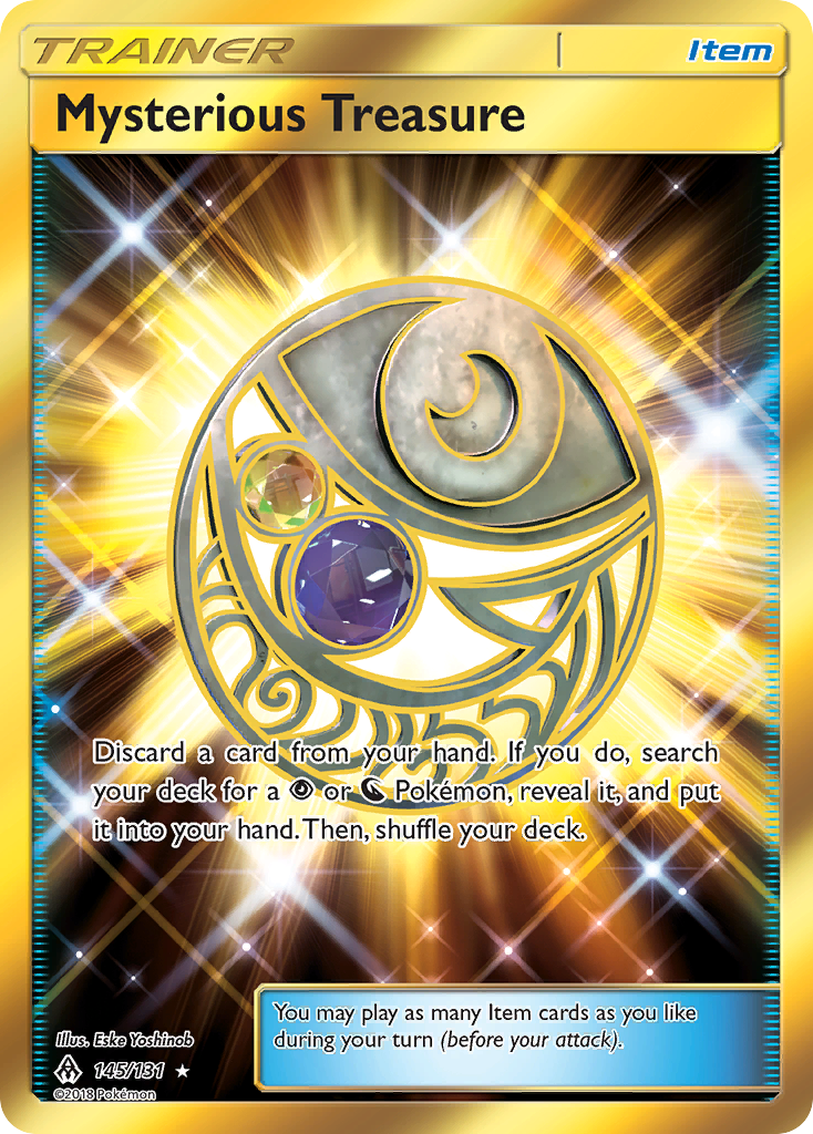Mysterious Treasure (145/131) [Sun & Moon: Forbidden Light] | Black Swamp Games