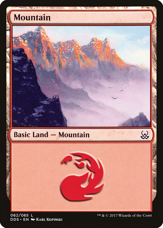 Mountain (62) [Duel Decks: Mind vs. Might] | Black Swamp Games