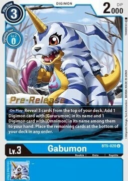 Gabumon [BT5-020] [Battle of Omni Pre-Release Promos] | Black Swamp Games