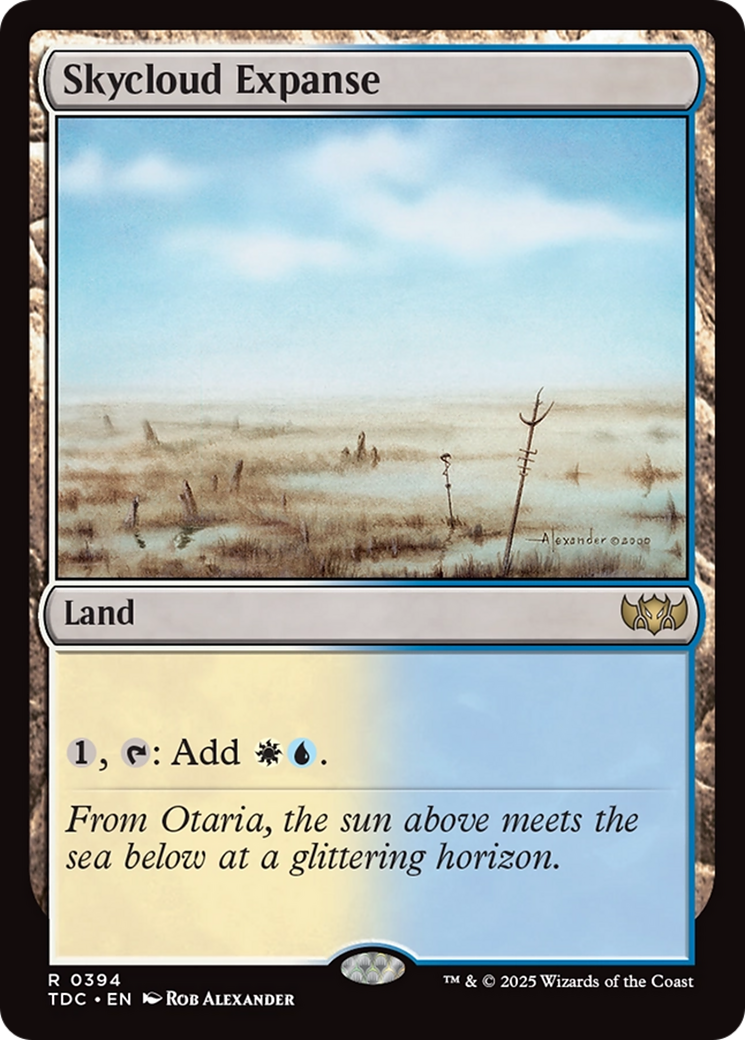 Skycloud Expanse [Tarkir: Dragonstorm Commander] | Black Swamp Games