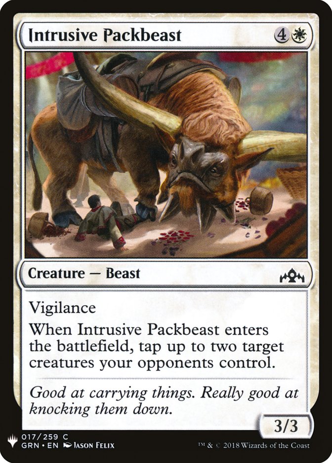 Intrusive Packbeast [Mystery Booster] | Black Swamp Games