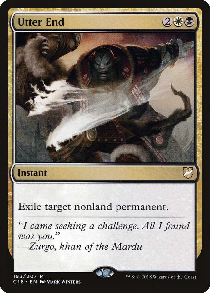 Utter End [Commander 2018] | Black Swamp Games