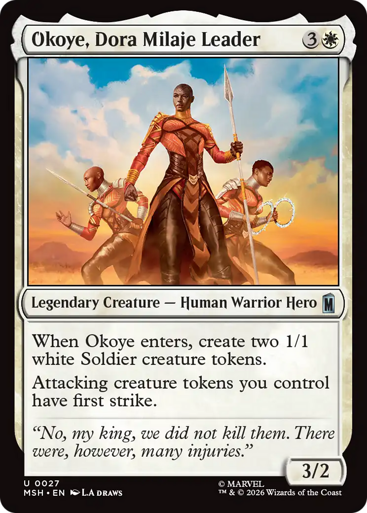 Okoye, Dora Milaje Leader [Marvel Super Heroes] | Black Swamp Games