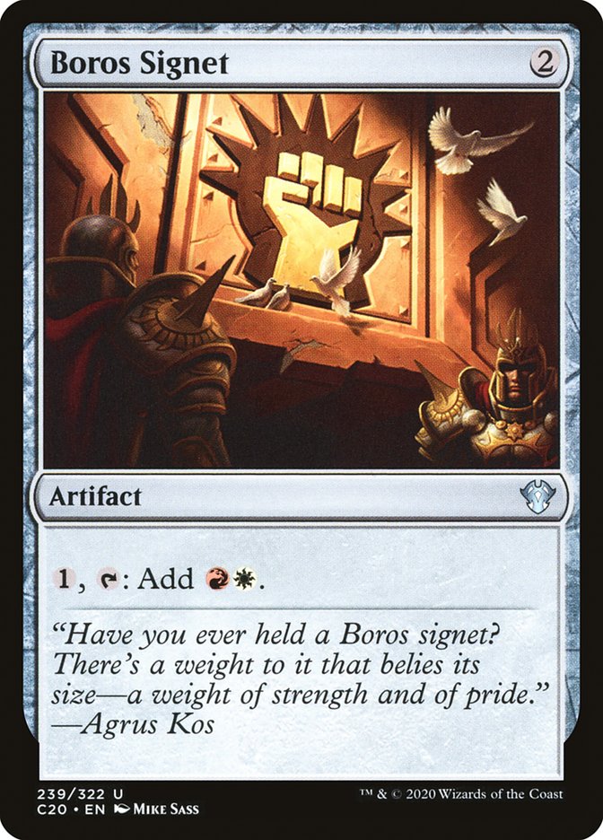 Boros Signet [Commander 2020] | Black Swamp Games