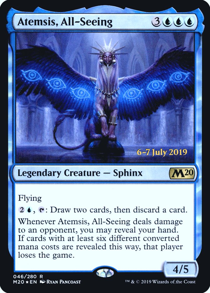 Atemsis, All-Seeing [Core Set 2020 Prerelease Promos] | Black Swamp Games