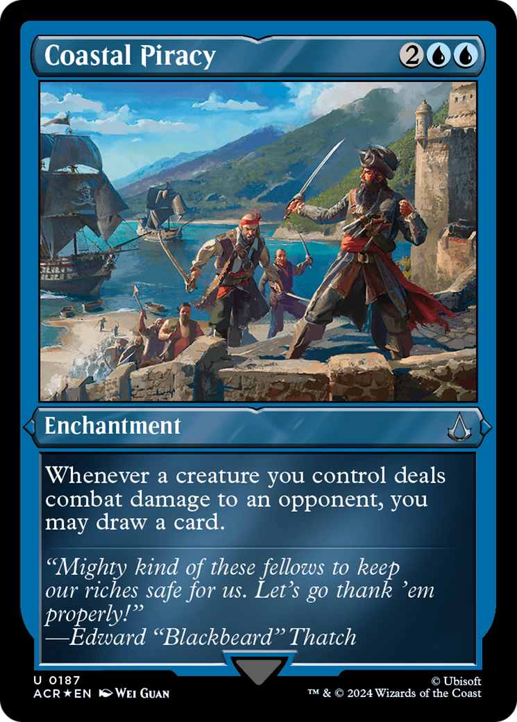 Coastal Piracy (Foil Etched) [Assassin's Creed] | Black Swamp Games