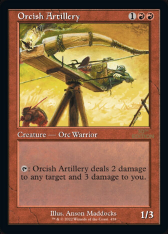 Orcish Artillery (Retro) [30th Anniversary Edition] | Black Swamp Games