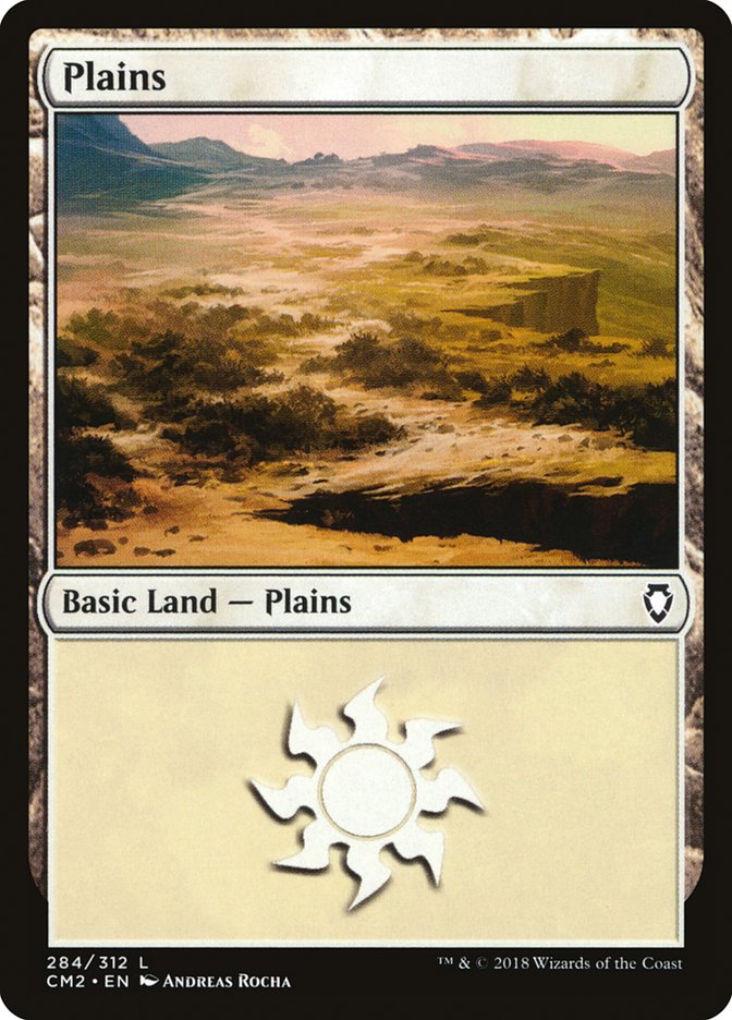 Plains (284) [Commander Anthology Volume II] | Black Swamp Games