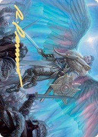 Resplendent Marshal Art Card (Gold-Stamped Signature) [Kaldheim Art Series] | Black Swamp Games