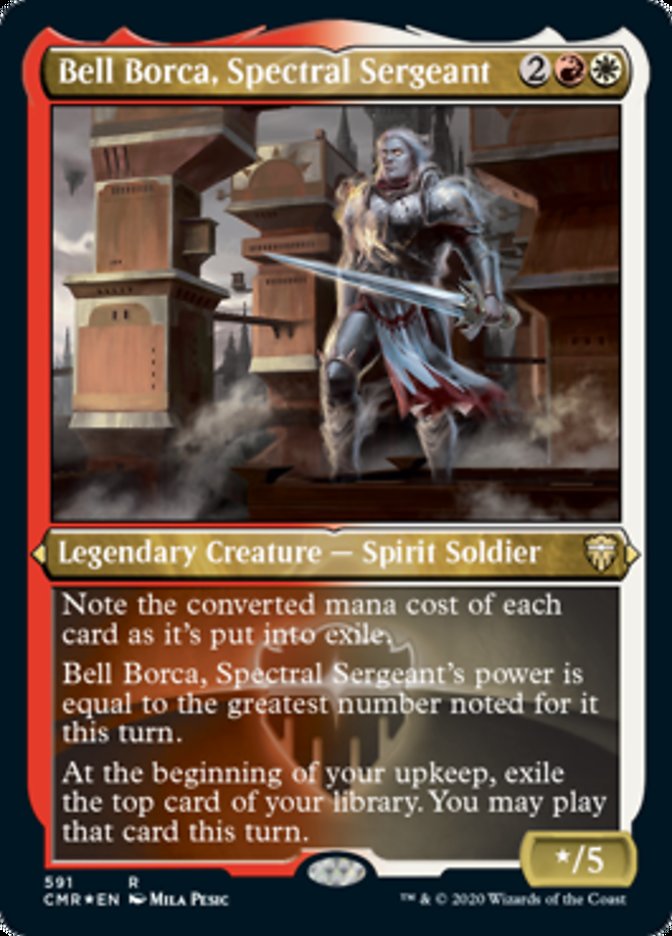 Bell Borca, Spectral Sergeant (Etched) [Commander Legends] | Black Swamp Games