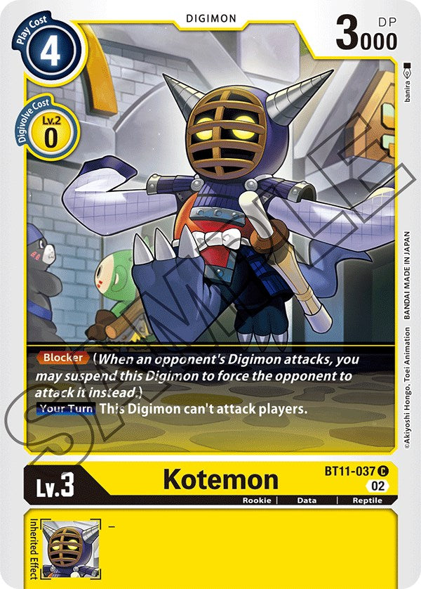 Kotemon [BT11-037] [Dimensional Phase] | Black Swamp Games