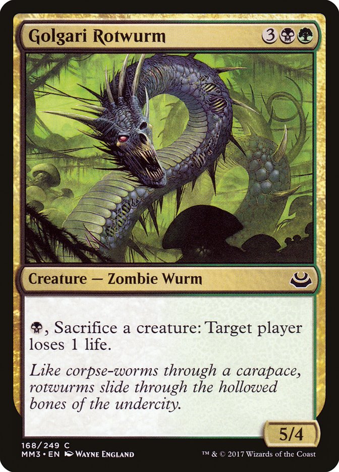 Golgari Rotwurm [Modern Masters 2017] | Black Swamp Games
