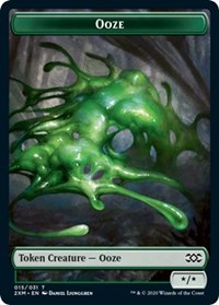 Ooze // Wurm (030) Double-Sided Token [Double Masters Tokens] | Black Swamp Games