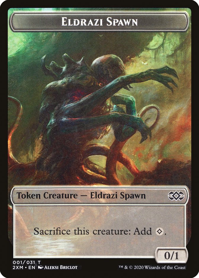 Eldrazi Spawn Token [Double Masters Tokens] | Black Swamp Games